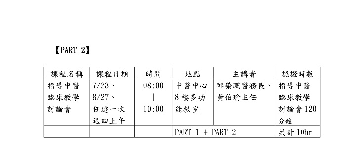 109年度_北市聯_中醫臨床教學實務訓練課程(10小時)_頁面_2 109年度_北市聯_中醫臨床教學實務訓練課程(10小時)_頁面_2